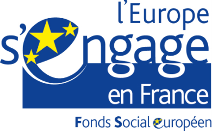 Logo l'Europe s'engage en France Fond Social européen